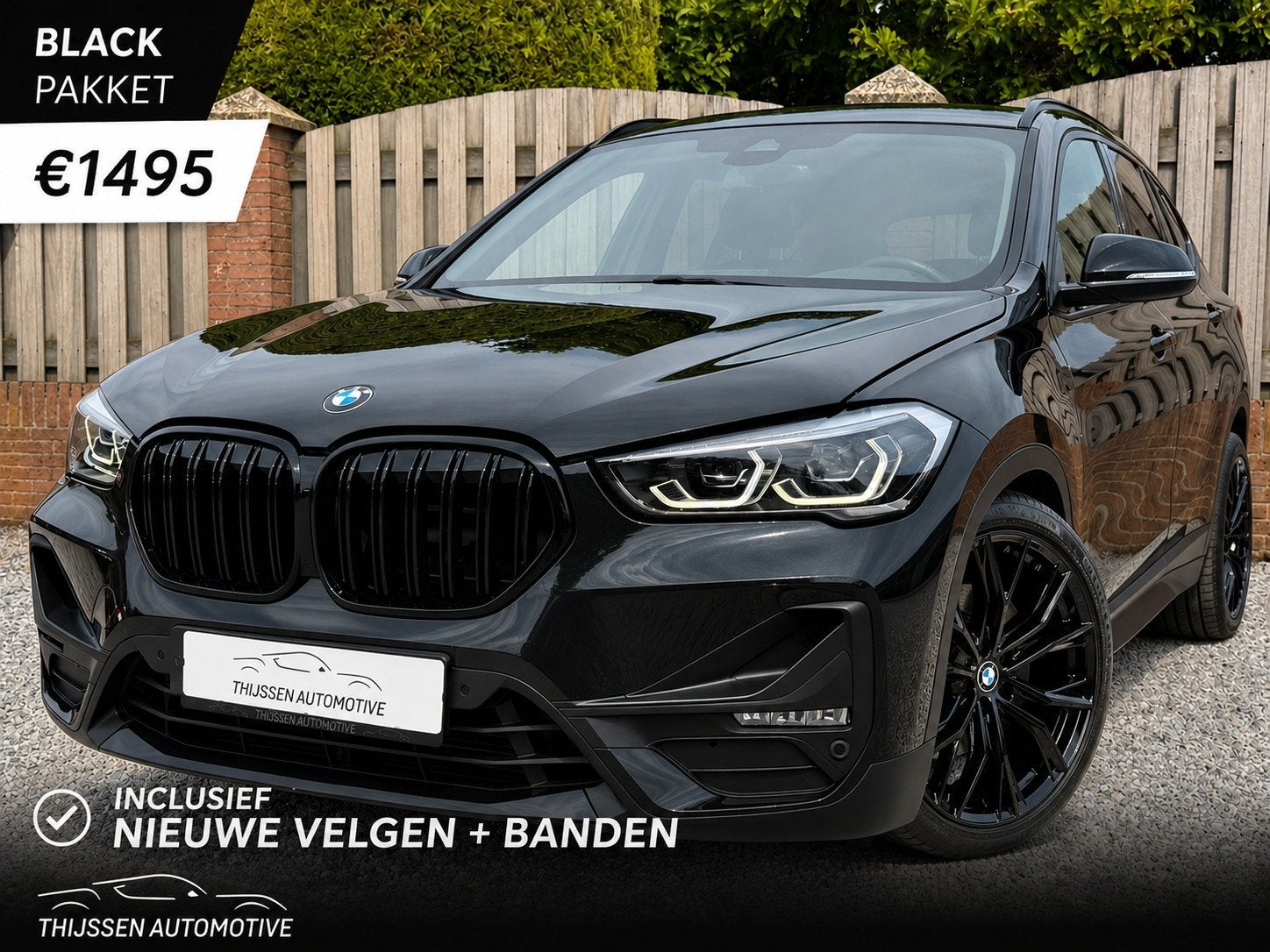 BMW X1 XDrive25e Business Edition Plus VOL LEER STOELVERWARM, Auto's, Dealer onderhouden, Gebruikt, Zwart, Zwart