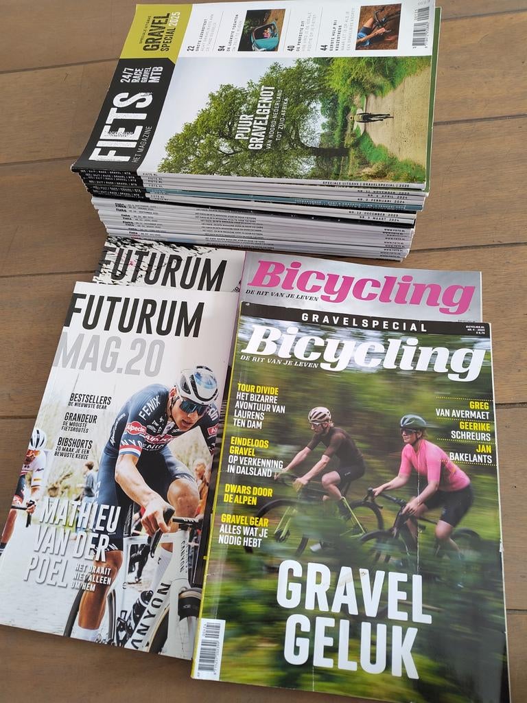 Fiets, Futurum en Bicycling tijdschriften, Boeken, Tijdschriften en Kranten, Ophalen of Verzenden, Zo goed als nieuw, Sport en Vrije tijd