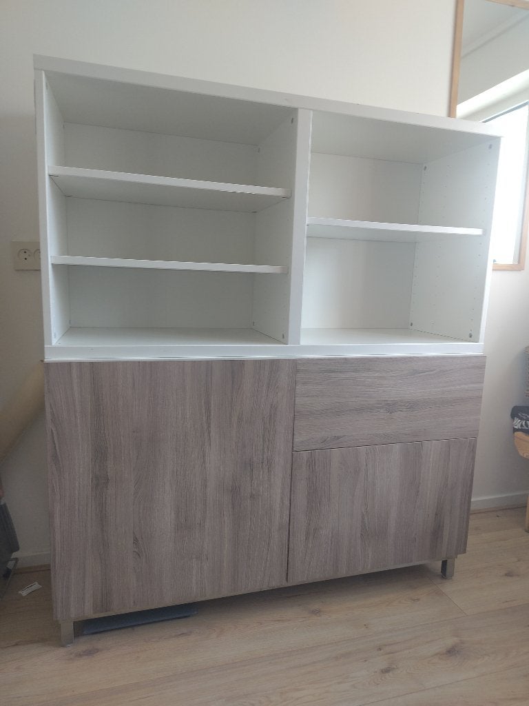Besta ikea kast met deurtjes en lade, Huis en Inrichting, Kasten | Wandmeubels, Ophalen, Met deur(en), 100 tot 150 cm, Zo goed als nieuw