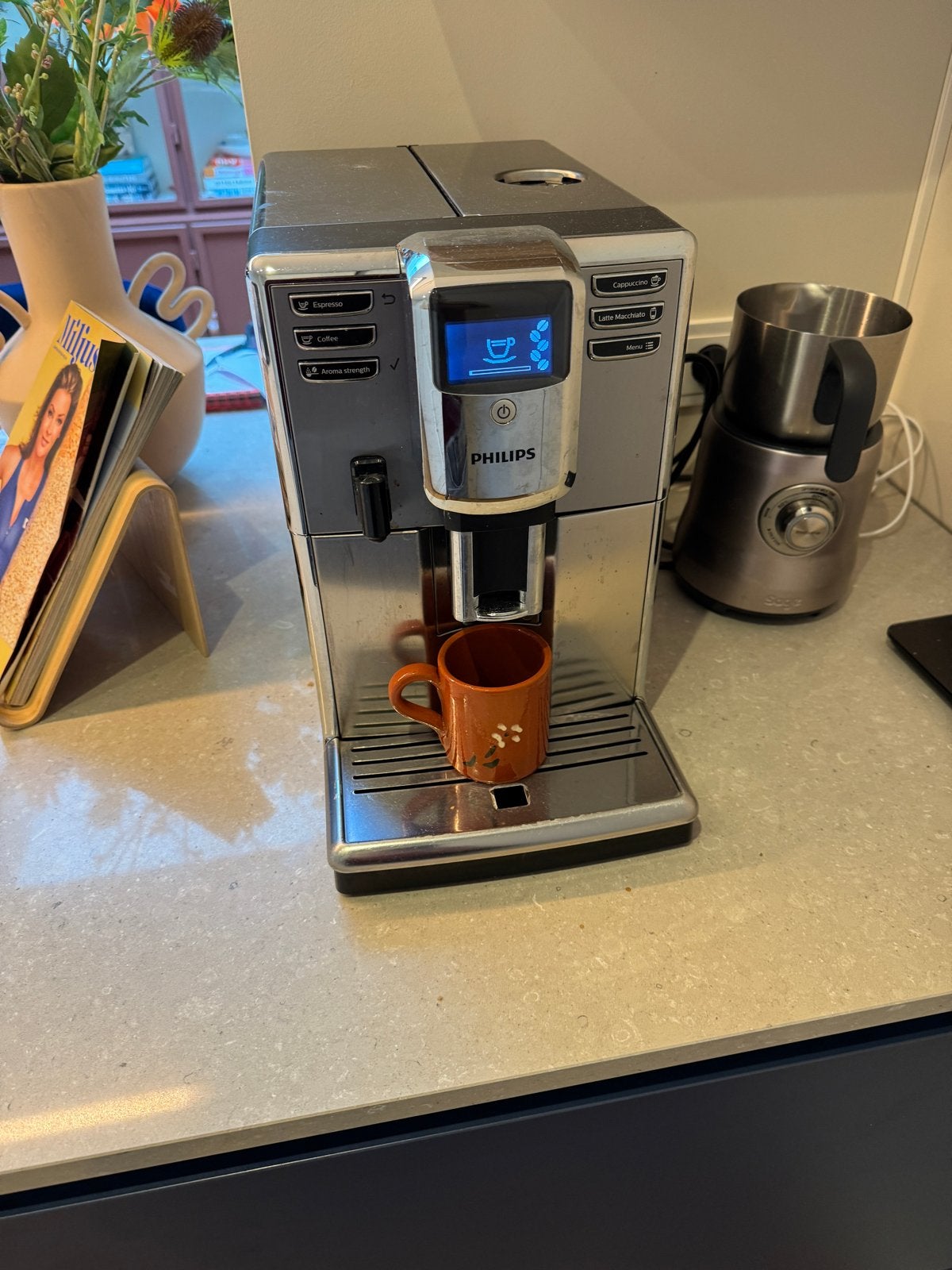 Philips 5000 series LatteGo volautomatische espressomachine, Ophalen, Afneembaar waterreservoir, Gebruikt, Espresso apparaat