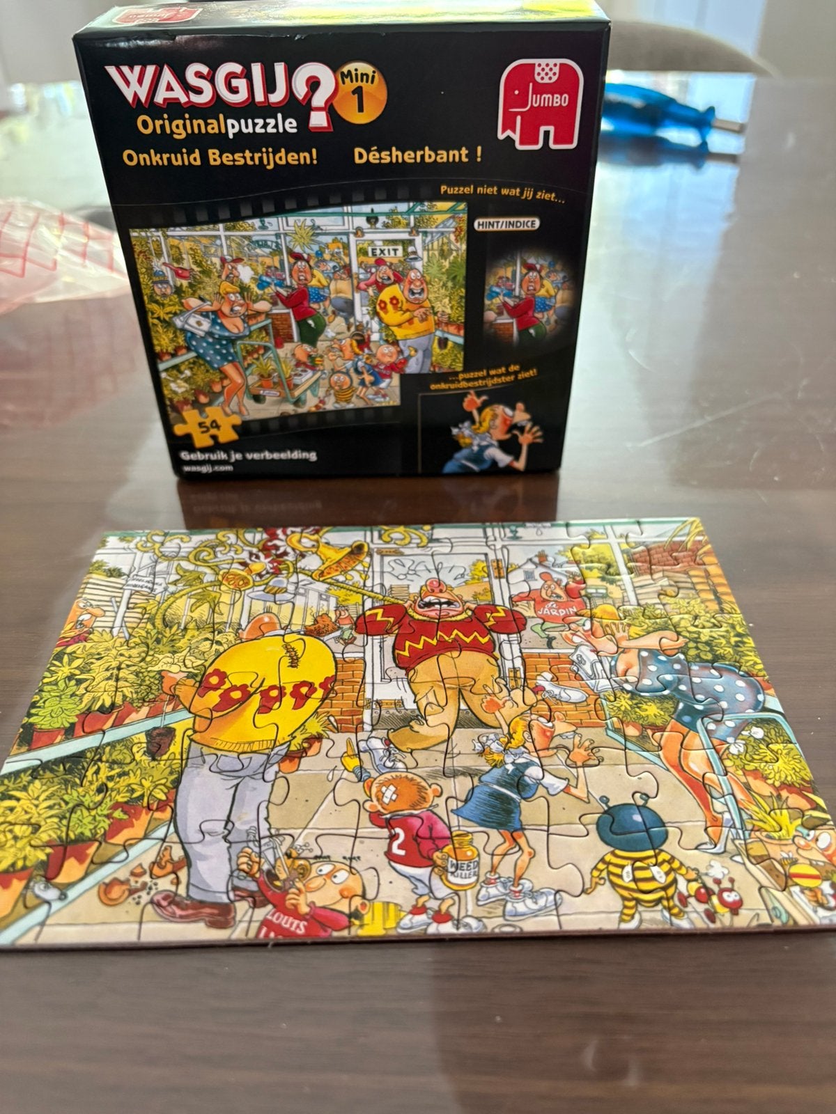 Wasgij puzzel, Ophalen of Verzenden, Minder dan 500 stukjes, Zo goed als nieuw, Legpuzzel