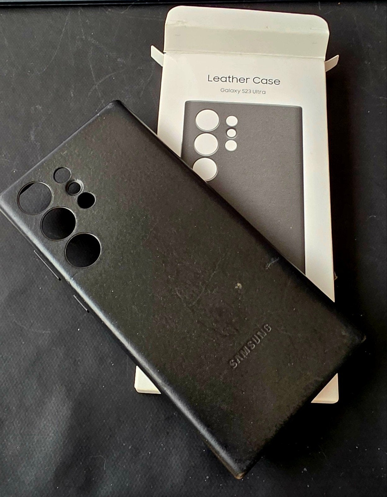 Samsung S23 Ultra leer hoesje, Ophalen of Verzenden