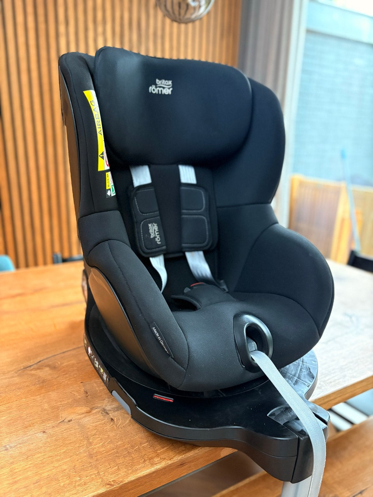 Britax Römer autostoel - Zwart, zo goed als nieuw, Kinderen en Baby's, Autostoeltjes, Ophalen, Romer, Autogordel of Isofix, 0 t/m 18 kg