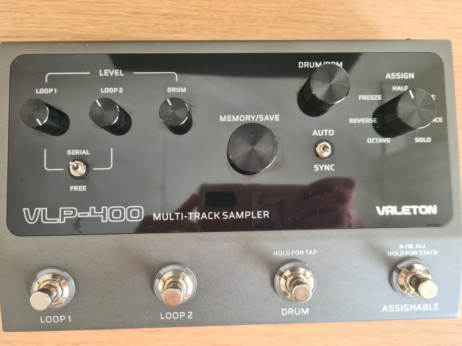Valeton VLP-400 Multi-Track Sampler Looper Pedaal, Ophalen of Verzenden, Zo goed als nieuw, Chorus