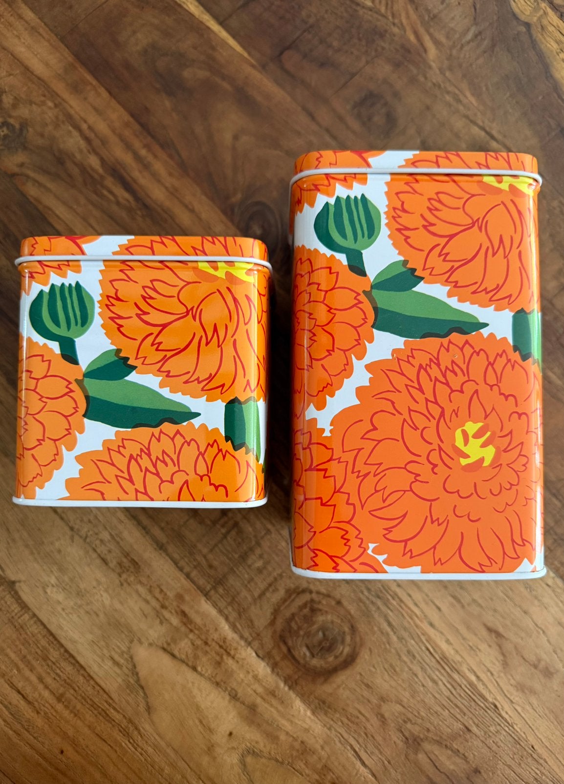 Marimekko - Iittala - blikken Primavera - oranje, Huis en Inrichting, Keuken | Servies, Overige merken, Overige typen, Ophalen of Verzenden