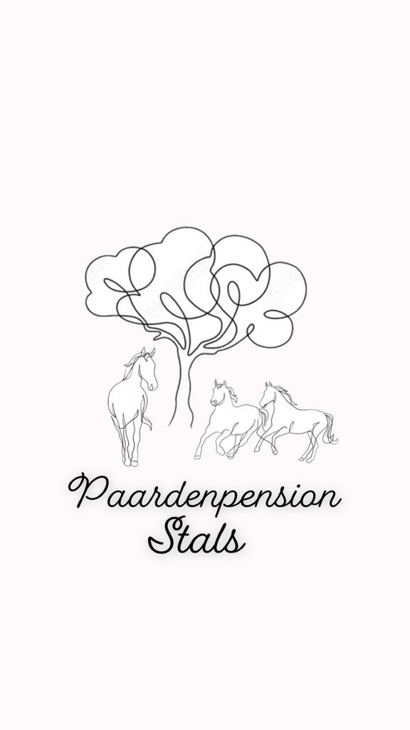 Paardenpension Stals, paardenstalling, weide, Weidegang, 2 of 3 paarden of pony's