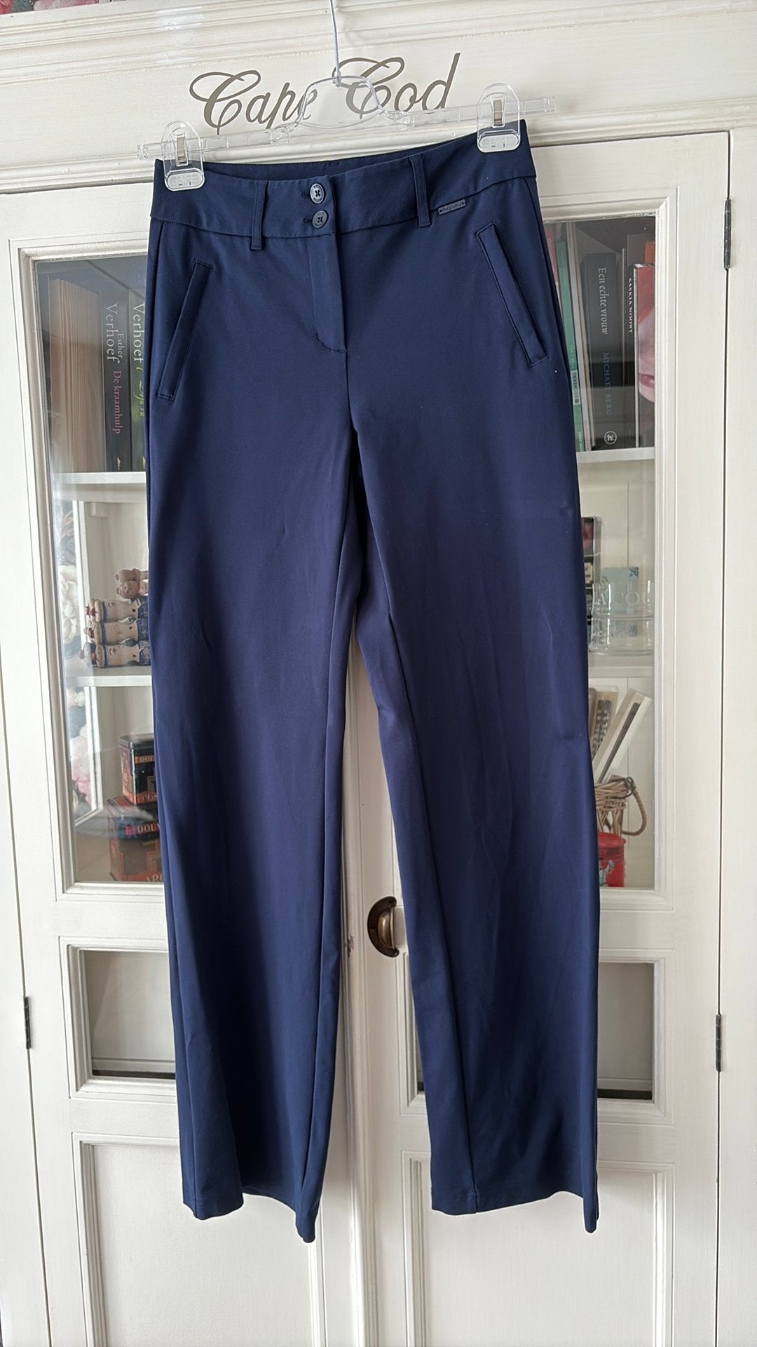 Red Button donker blauwe pantalon Colette maat 36, Kleding | Dames, Blauw, Ophalen of Verzenden, Zo goed als nieuw, Maat 36 (S)