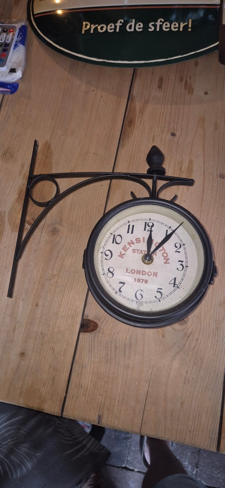 Station klok - Kensington London 1879 - Mancave, Ophalen of Verzenden