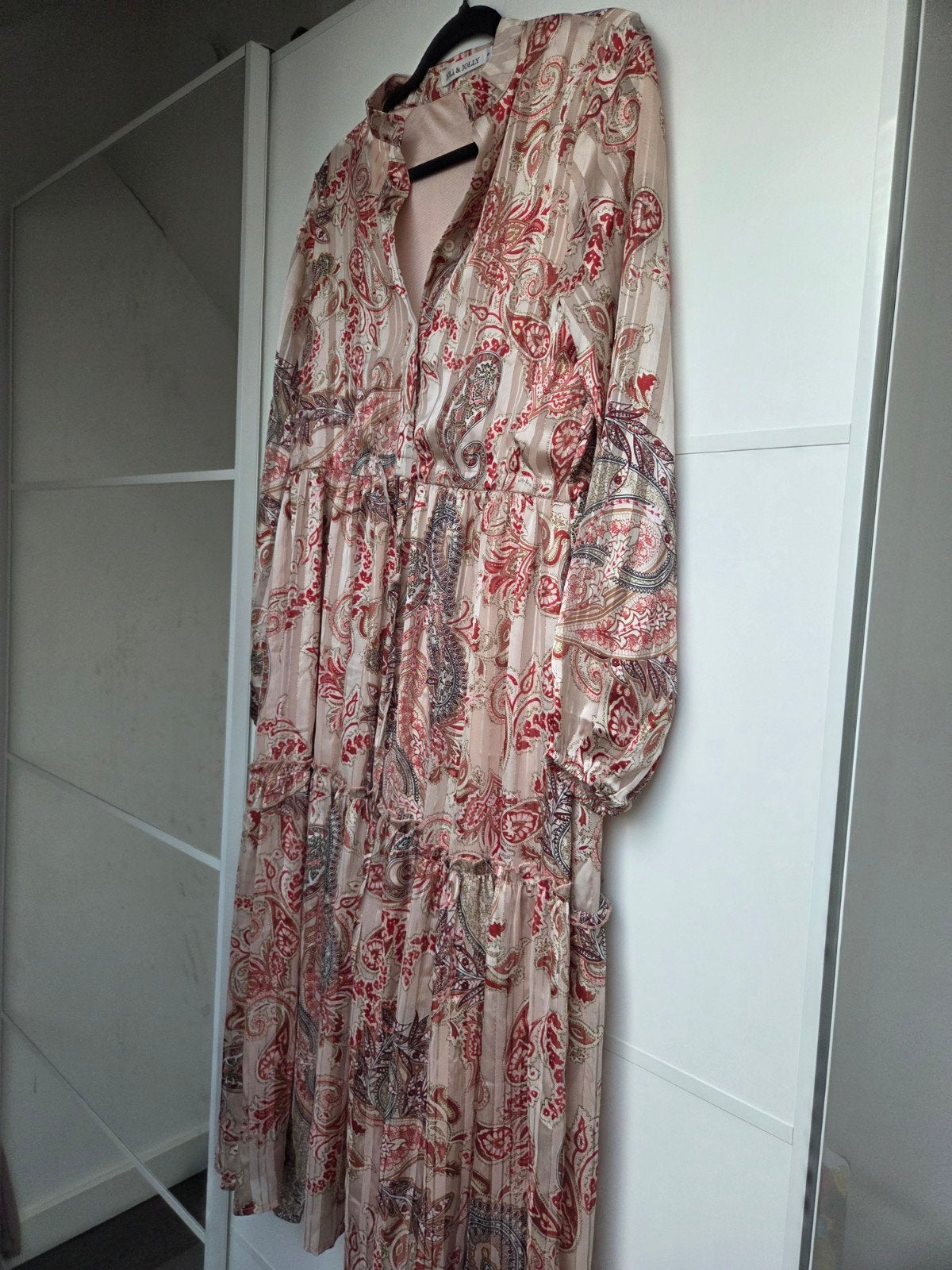 Joli & Jolly - Maxi jurk maat S, Kleding | Dames, Jurken, Meerkleurig, Ophalen of Verzenden, Zo goed als nieuw, Maat 36 (S)