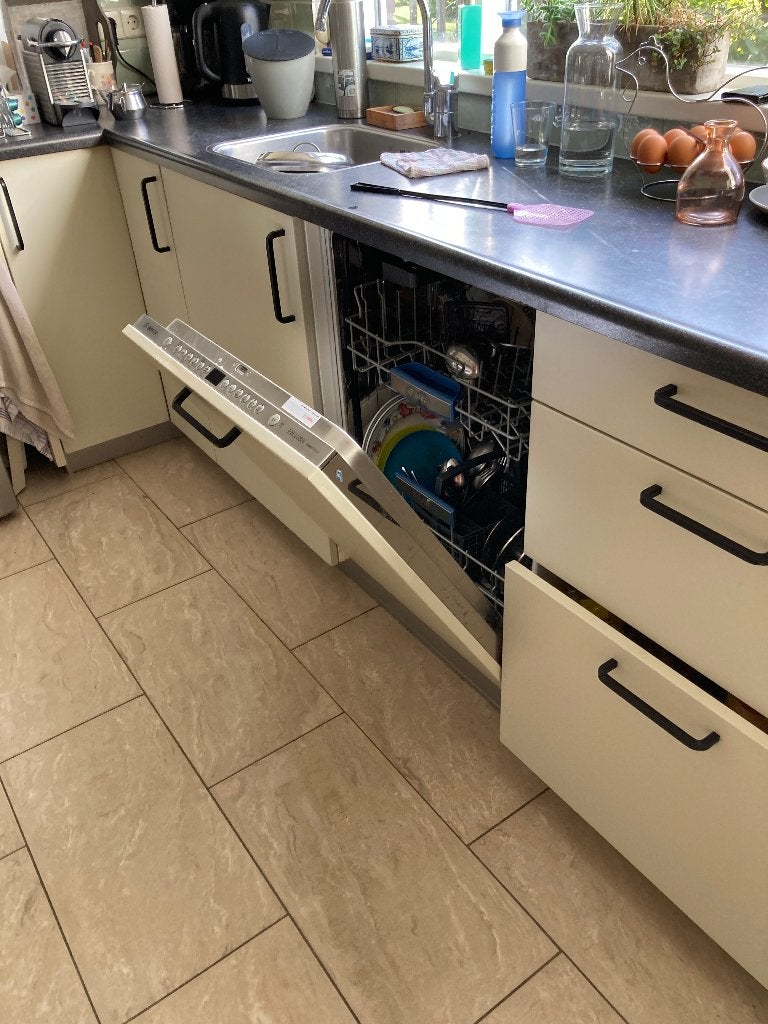 Bosch vaatwasser te koop, Ophalen, Minder dan 10 liter, Inbouw, 45 tot 60 cm