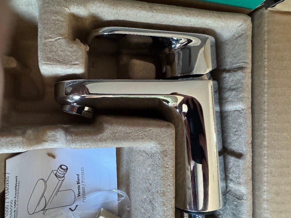Hansgrohe Vernis Blend Wastafelkraan Chroom, Ophalen of Verzenden, Nieuw, Chroom, Kraan