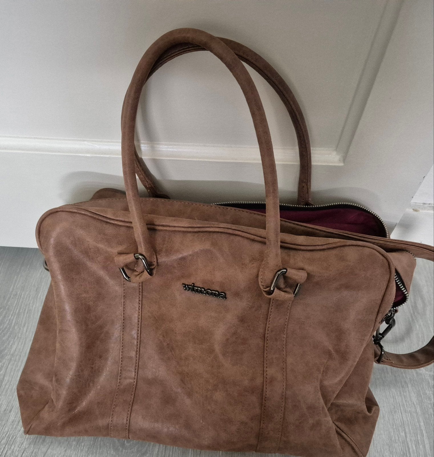 Wimona tas bruin, Ophalen of Verzenden, Zo goed als nieuw, Bruin, Overige typen