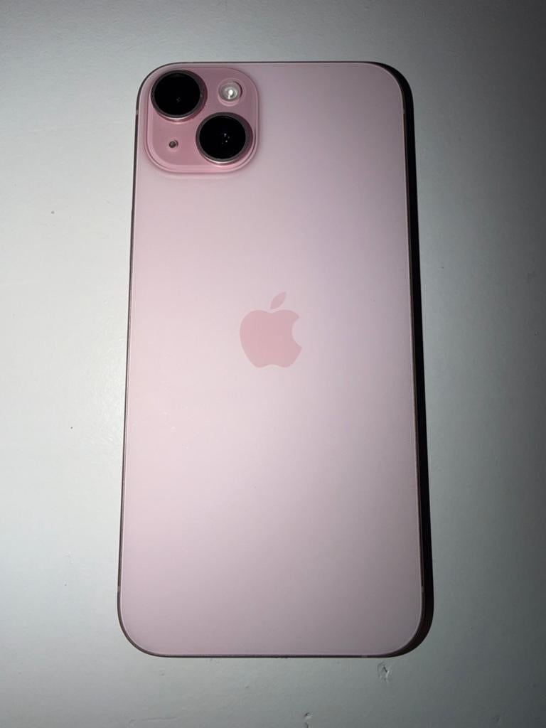 iPhone 15 plus Roze 128GB, Ophalen, 128 GB, Zo goed als nieuw, Zonder abonnement