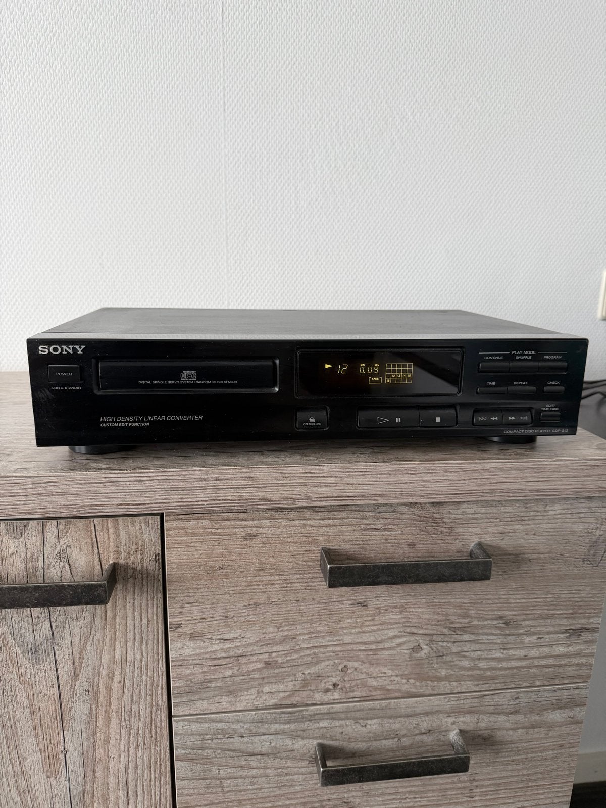 Sony CDP-212 CD-speler - High Density Linear Converter, Ophalen, Gebruikt, Sony