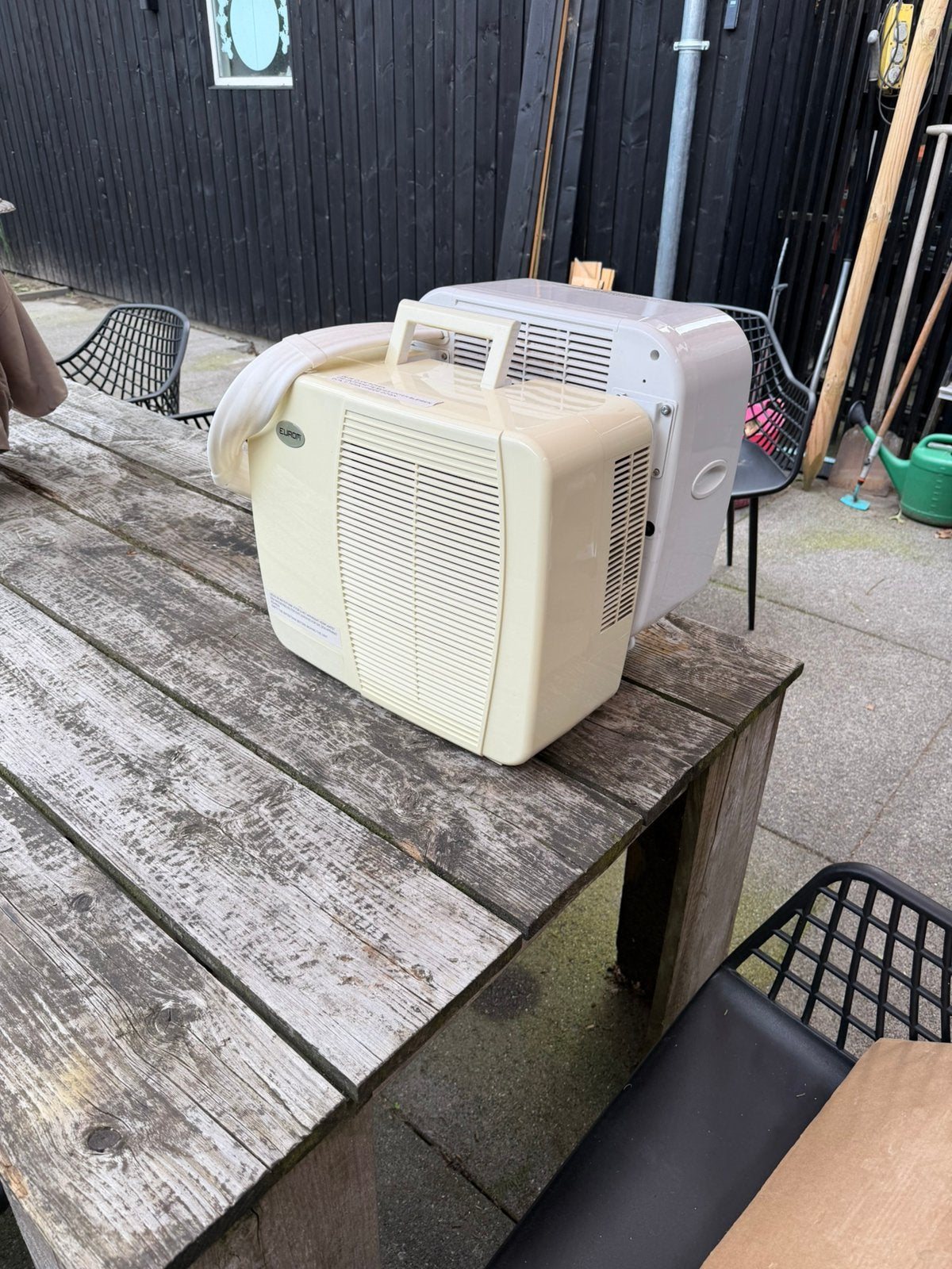 Eurom split airco voor caravan, Ophalen, Gebruikt, Minder dan 60 m³, 3 snelheden of meer