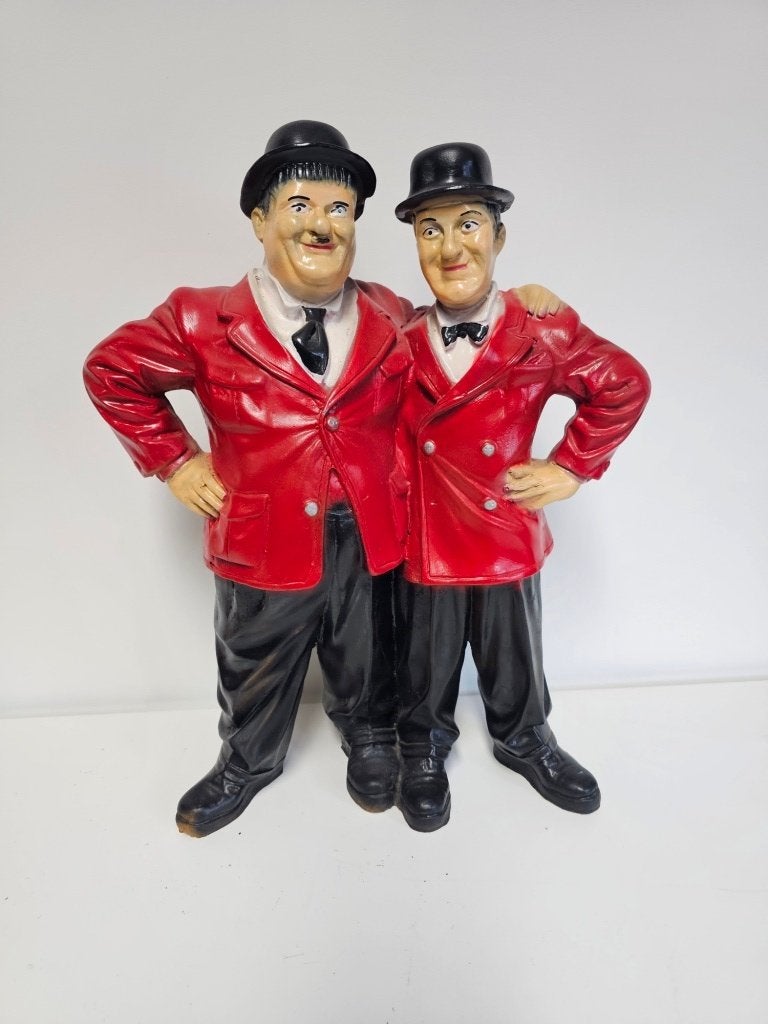 Laurel & Hardy beeld voor €25,-, Ophalen, Gebruikt, Mens