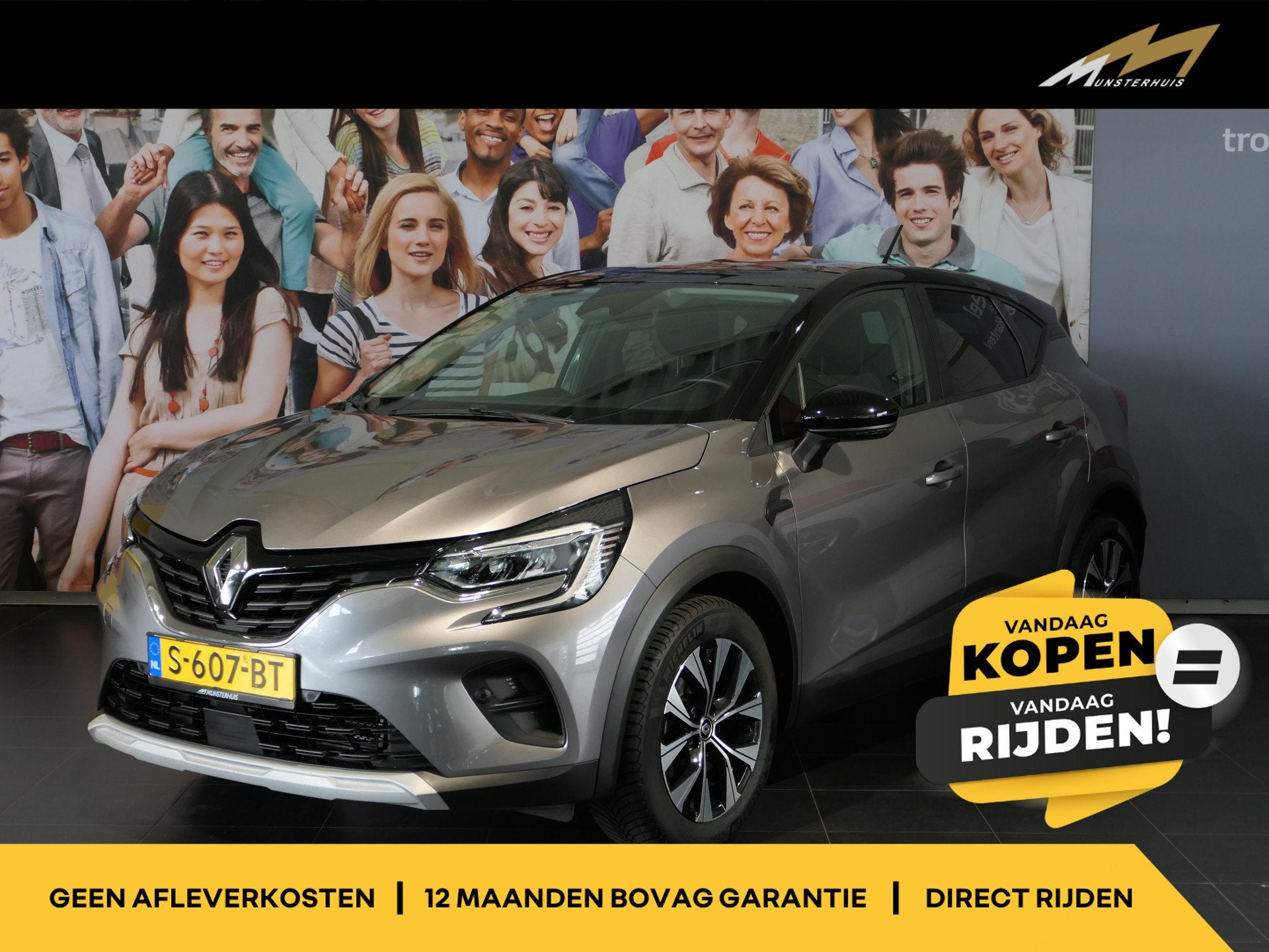 Renault Captur 1.0 TCe 90 evolution - Occasion Lease vanaf