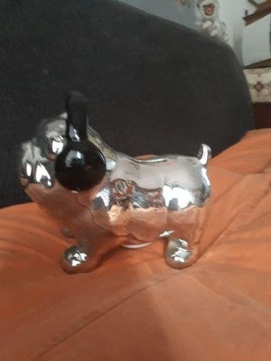 1 engelse bulldog bulldoggen spaarpot, Ophalen, Zo goed als nieuw, Opgezet dier