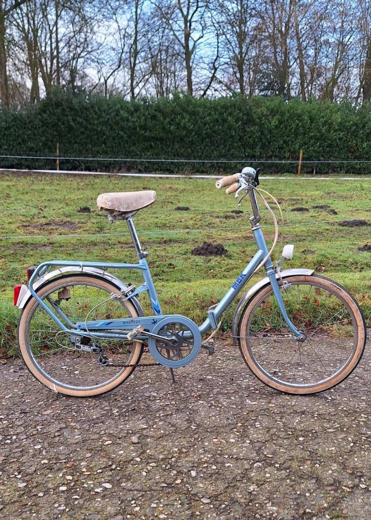 Toffe retro vintage plooifiets, vouwfiets van Motobécane., Fietsen en Brommers, Fietsen | Vouwfietsen, Ophalen, Gebruikt, ., 14 tot 16 inch
