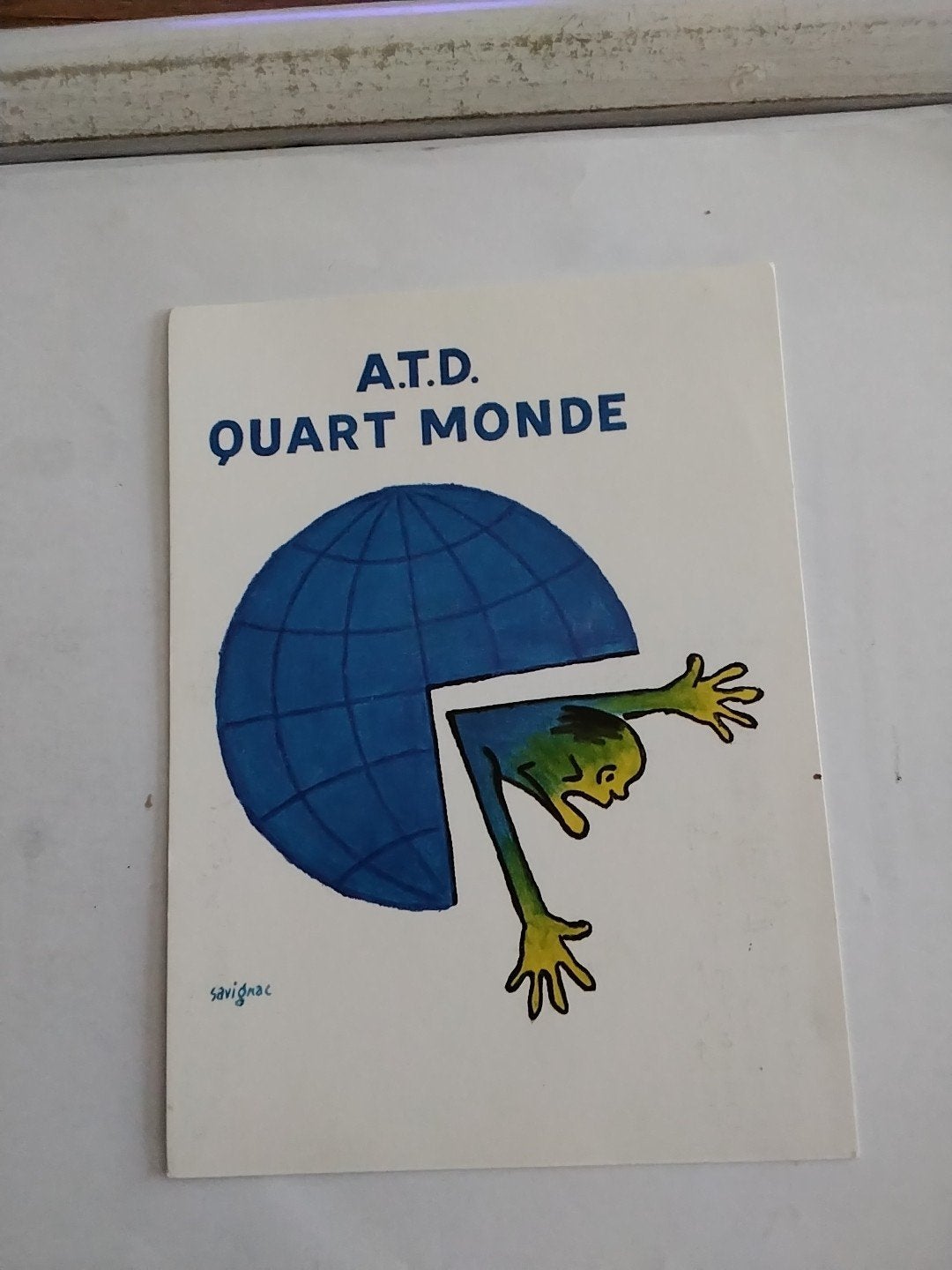 ATD Quart Monde Ansichtkaart - Brussel 1982, Ophalen of Verzenden, 1980 tot heden, Ongelopen