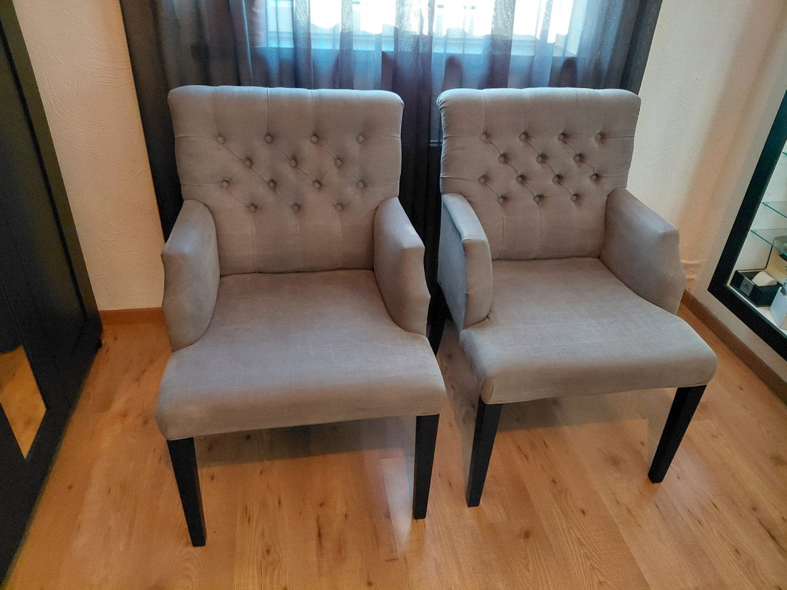 landelijke eetkamerstoelen, Ophalen, Vier