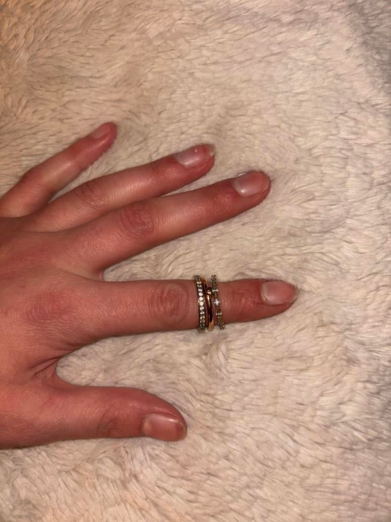 Swarovski en Pandora ringen, Ophalen, Gebruikt, Kleiner dan 17, Roze