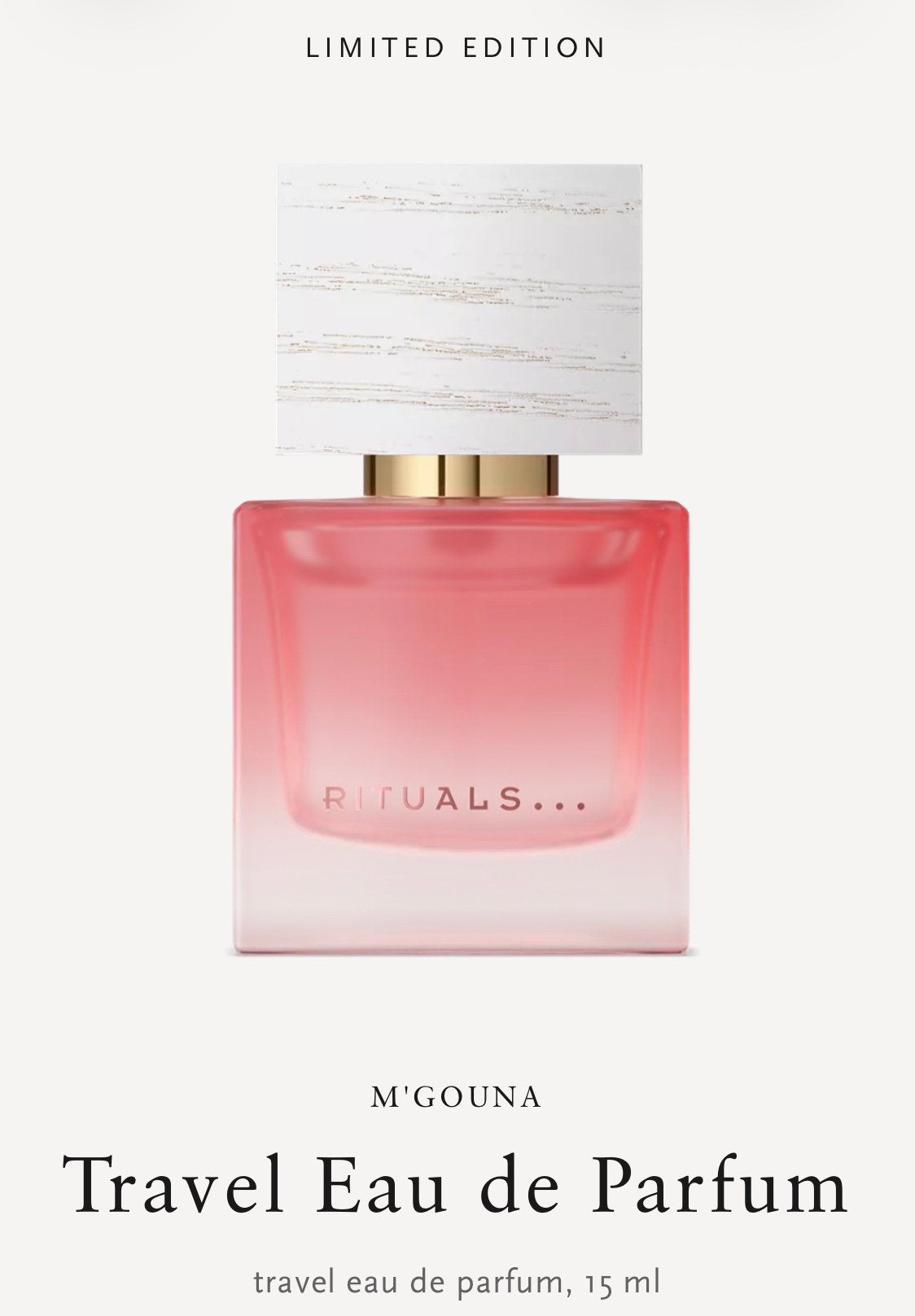 Rituals M’gouna Eau de parfum travel 15 ml 🌸 Nieuw!, Ophalen of Verzenden, Nieuw