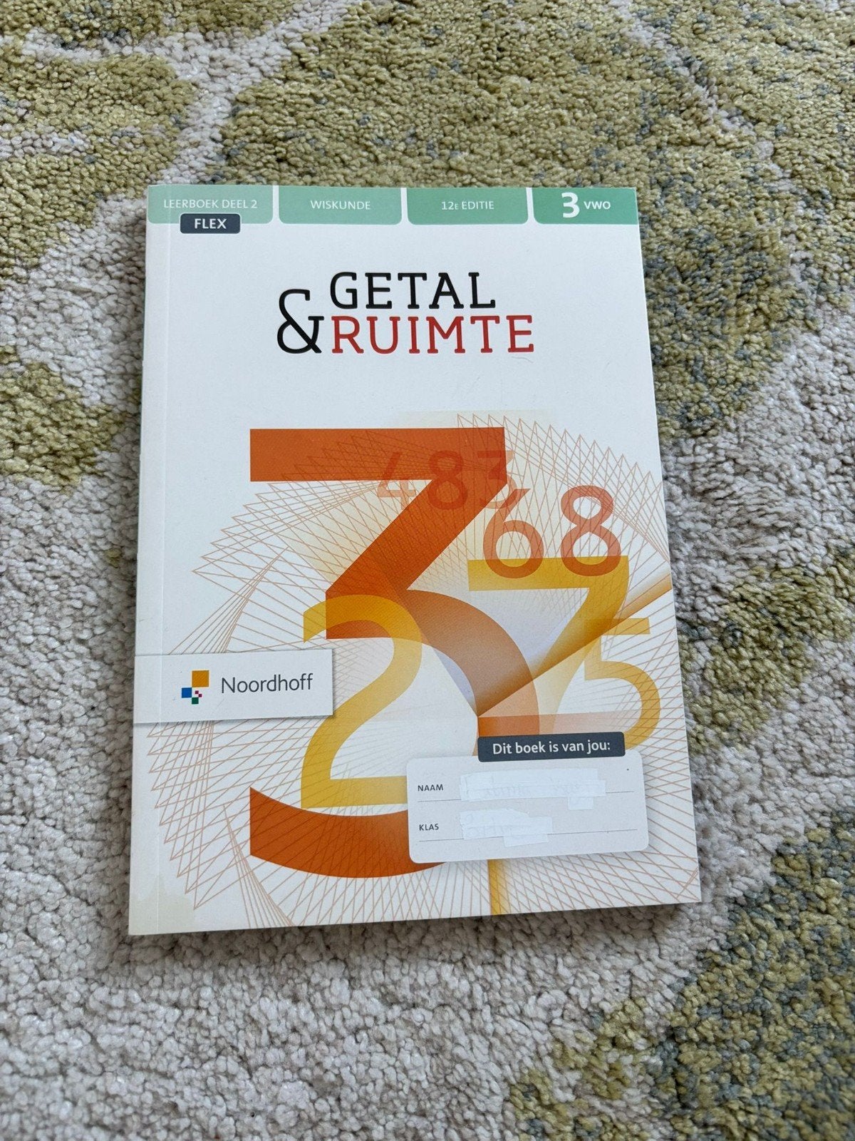 Getal & Ruimte 12e ed vwo 3 2 FLEX leerboek, Boeken, Ophalen of Verzenden, Zo goed als nieuw