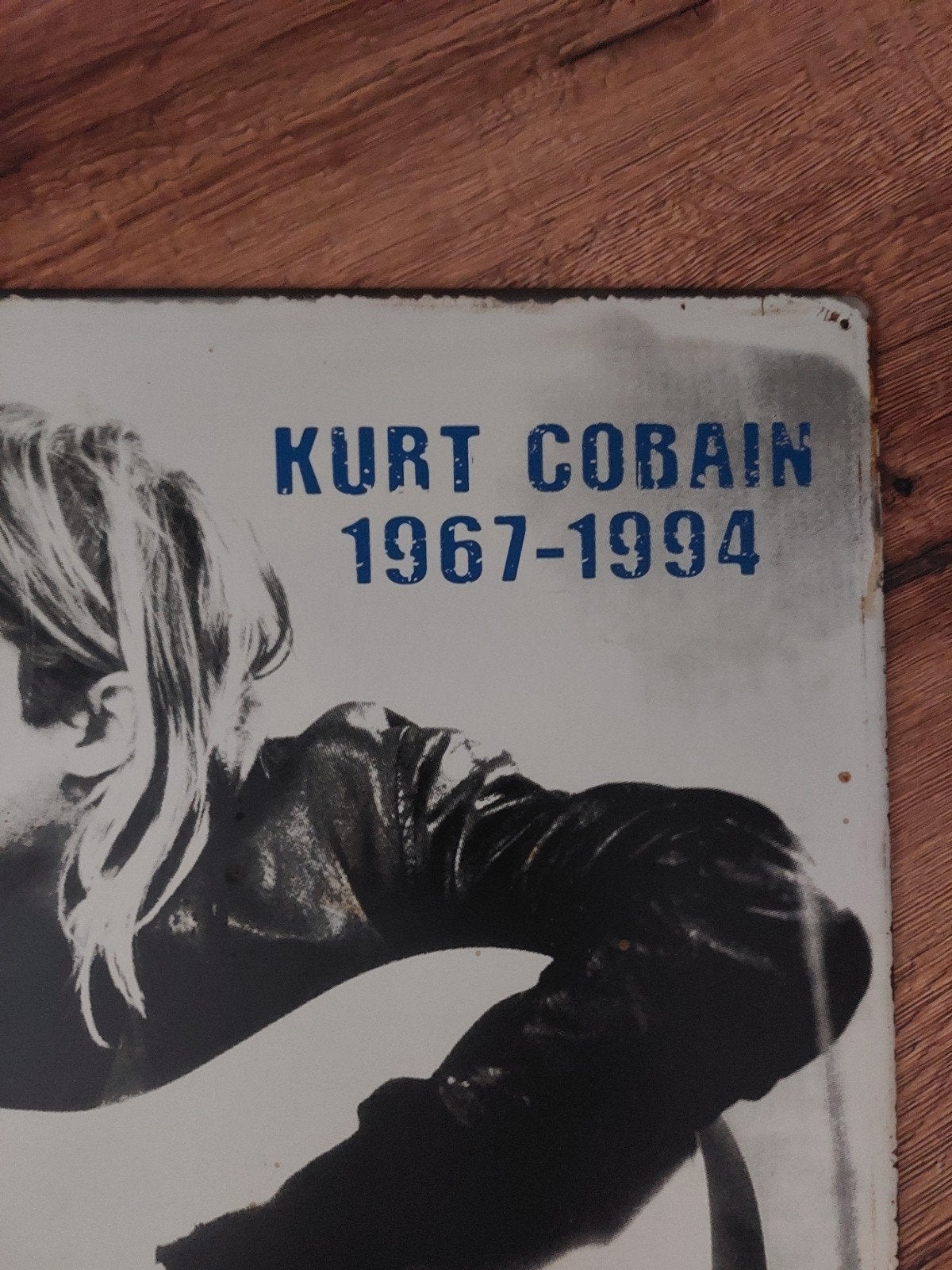 Kurt Cobain 1967-1994 Metalen Plaat - Nirvana Legende, Ophalen of Verzenden