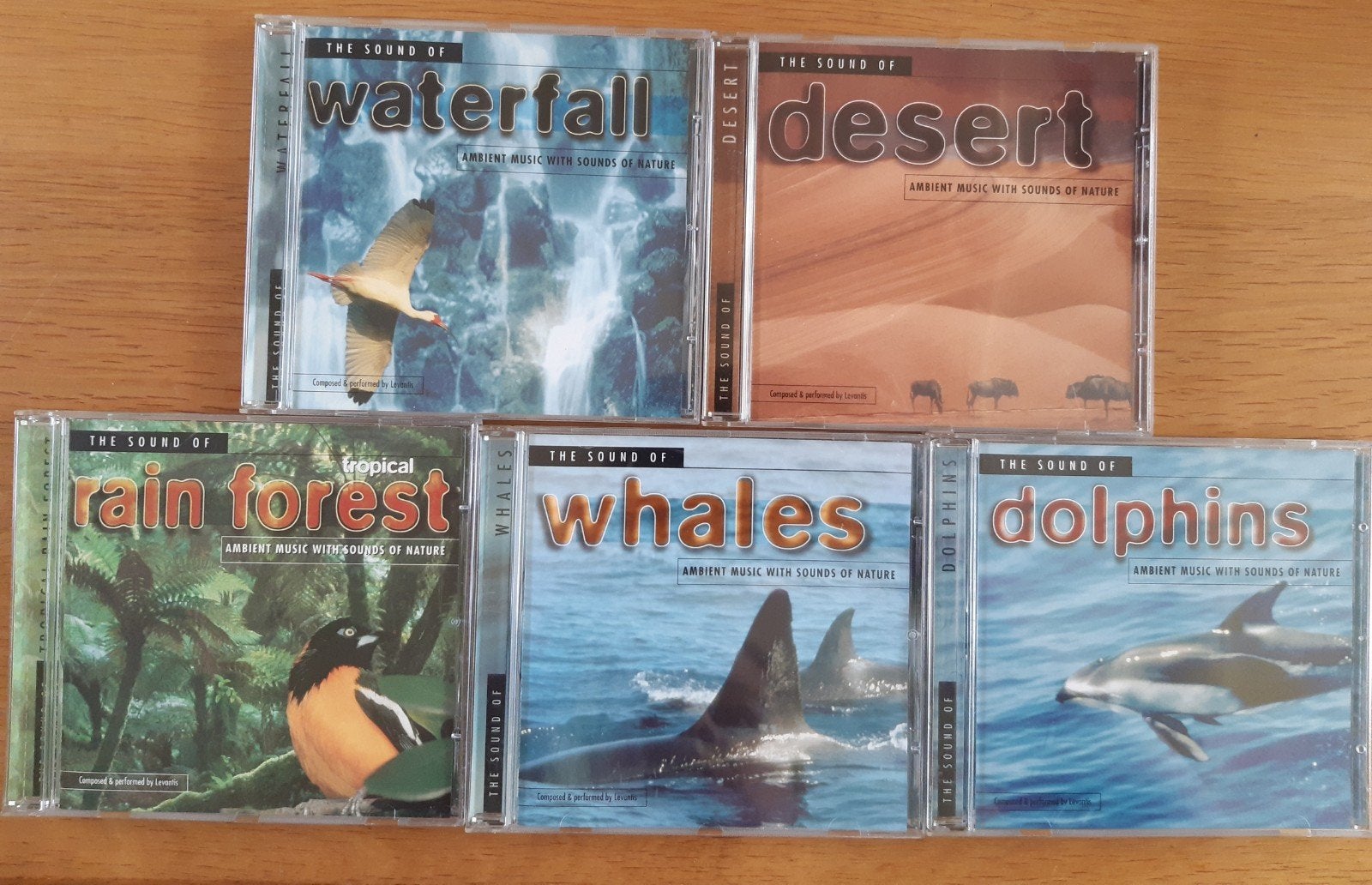 Set van 5 Natuur cd's, Cd's en Dvd's, Cd's | Meditatie en Spiritualiteit, Ophalen of Verzenden, Gebruikt, Muziek instrumentaal
