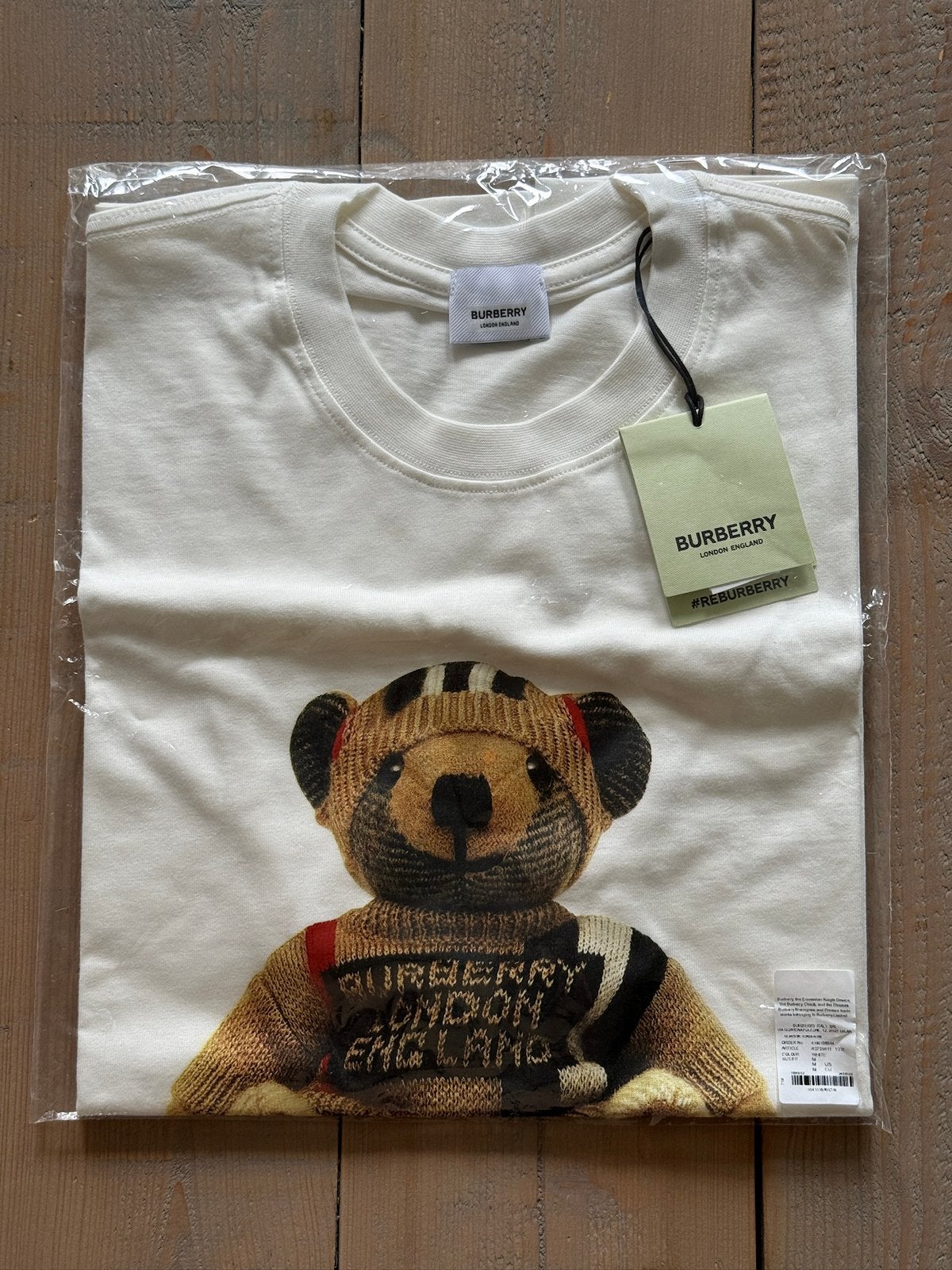 Burberry T-Shirt Maat M, Kleding | Heren, Ophalen of Verzenden, Nieuw, Maat 48/50 (M), Wit