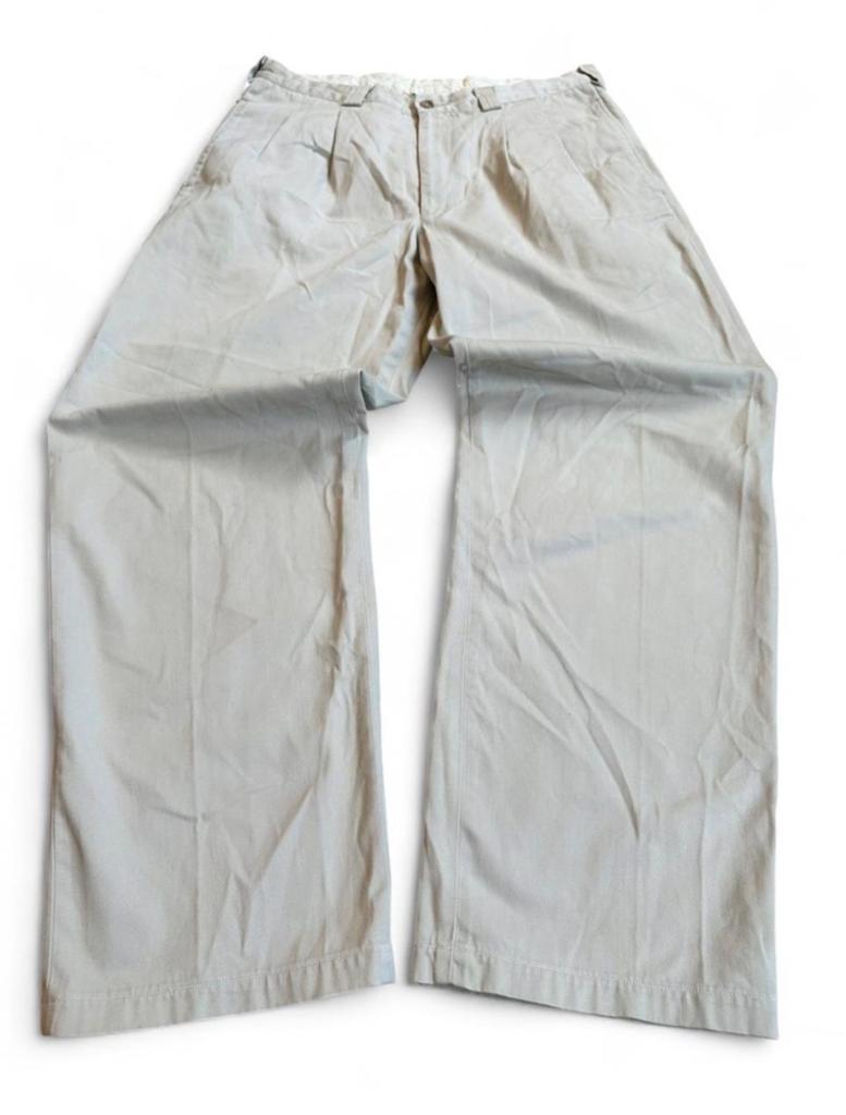 Vintage1989 Levi's Chino's 30x29 Beige Baggy Loose Fit 1989, Ophalen of Verzenden, Gedragen, Overige maten, Beige