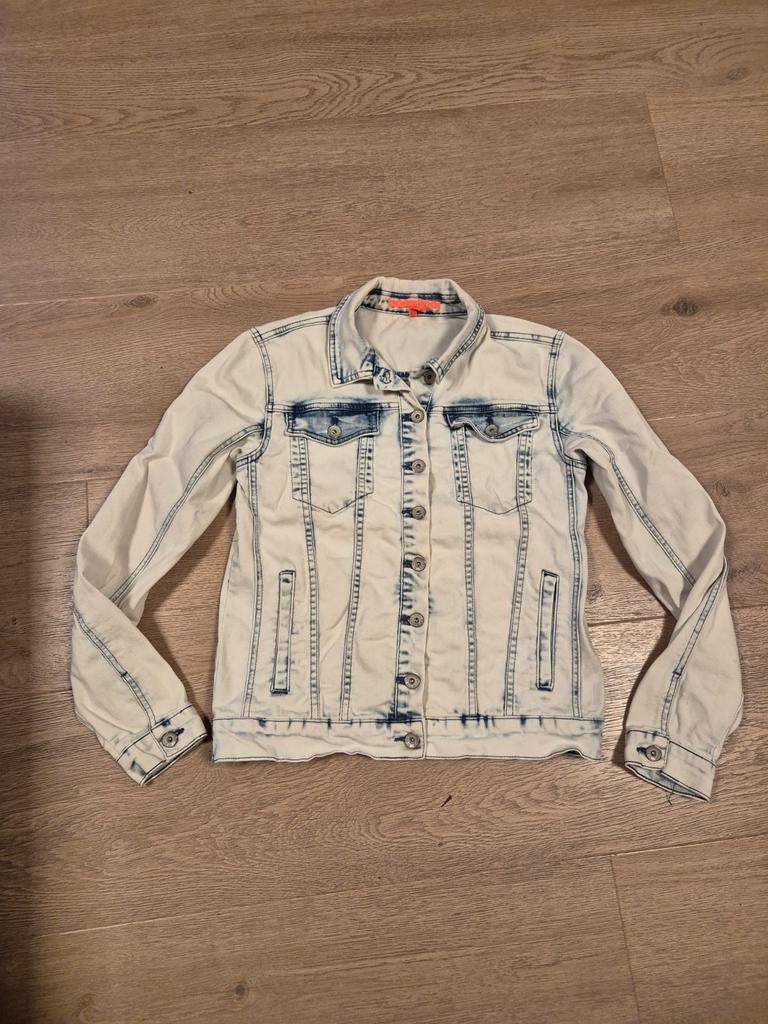 Spijkerjasje maat 170/176, Kinderen en Baby's, Kinderkleding | Maat 170, Ophalen of Verzenden, Zo goed als nieuw, Meisje, Jas
