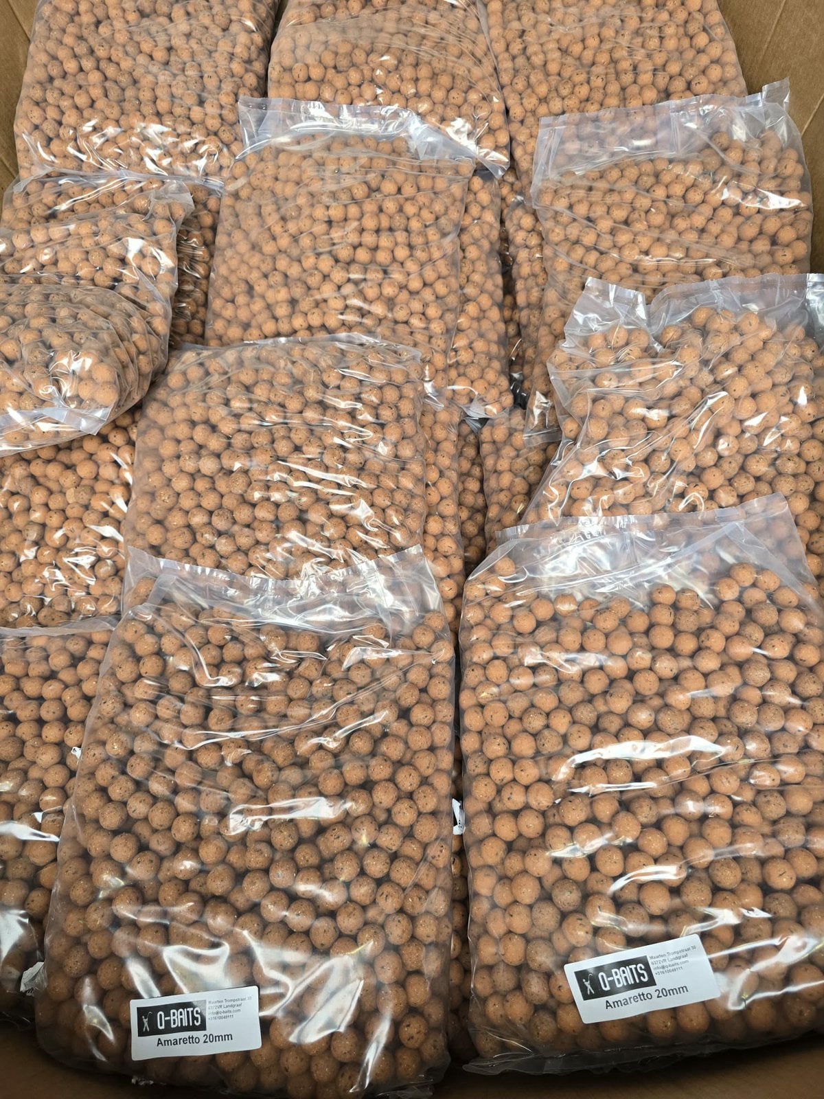 Nieuwe lading amaretto boilies 20mm, Ophalen of Verzenden, Nieuw, Overige typen