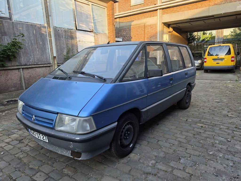 Renault Espace 2.1 Phase 1 Turbo DIESEL 1987 Oldtimer 5 bak, Auto's, Renault, Voorwielaandrijving, Stof, Blauw, Particulier