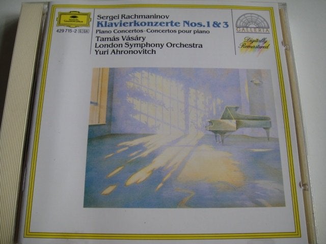 RACHMANINOV Klavierkonzerte nos. 1 & 3 CD VASARY DG GALLERIA, Ophalen of Verzenden, Romantiek, Zo goed als nieuw, Orkest of Ballet