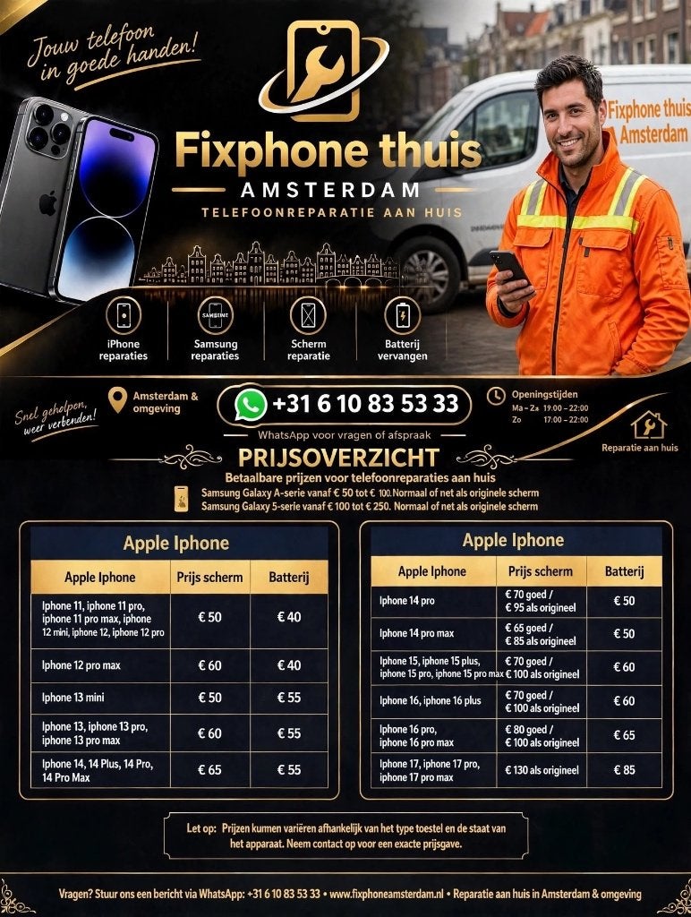 FIXPHONE thuis AMSTERDAM - Telefoonreparaties aan huis, Ophalen of Verzenden, Nieuw, Apple, IPhone SE (2022)