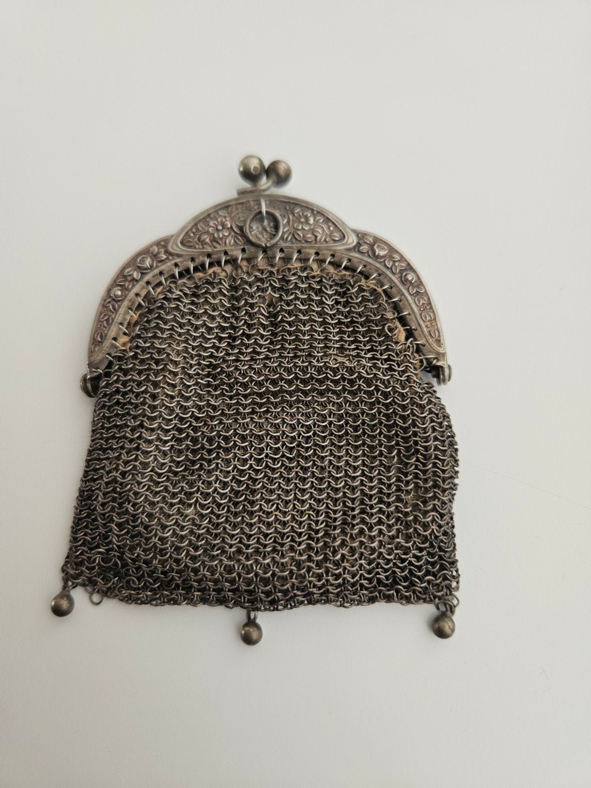 Antiek zilveren beursje, voor 1920, Antiek en Kunst, Ophalen of Verzenden