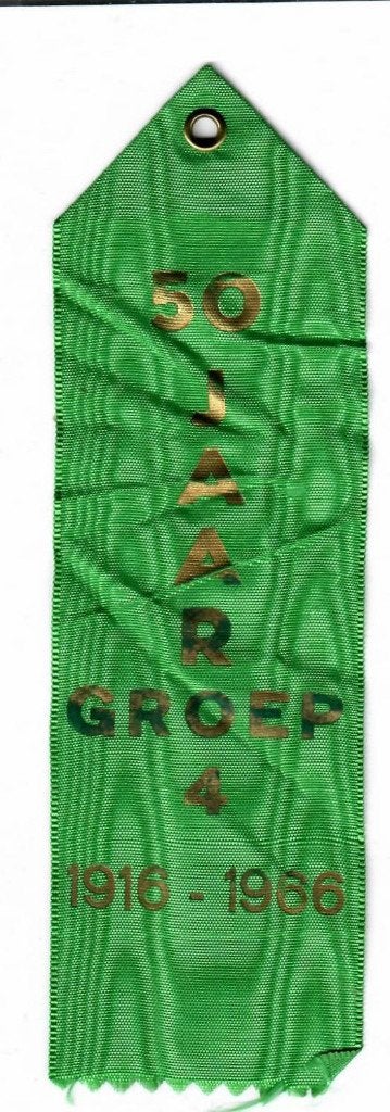 50 jaar gr 4 Utrecht vaantje, Verzamelen, Ophalen of Verzenden, Embleem, Speld of Insigne