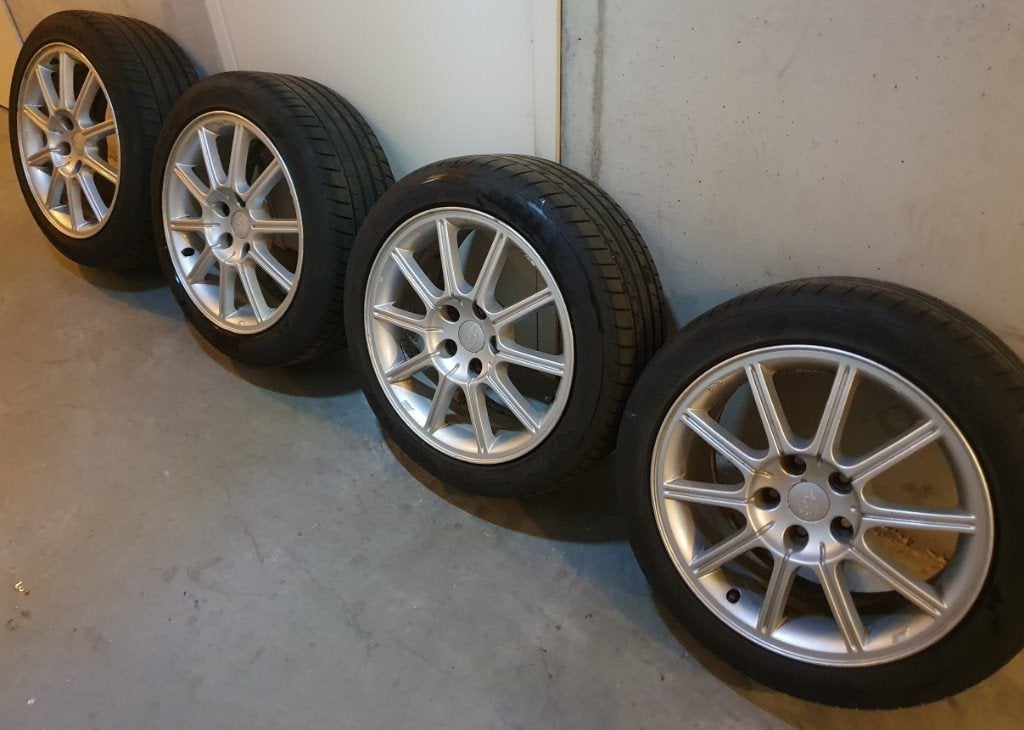 Subaru WRX STi velgen (5x 114.3mm), Auto-onderdelen, Banden en Velgen, Ophalen, Gebruikt, Velg(en), 17 inch