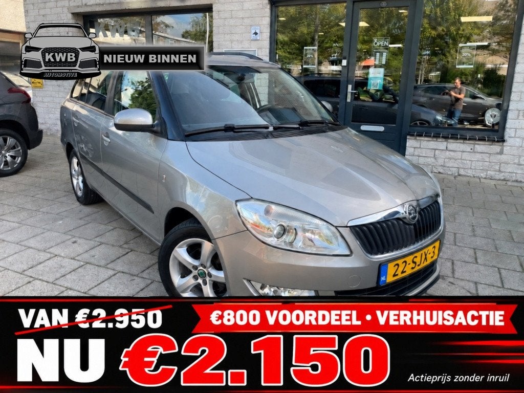 Skoda Fabia Combi 1.2 TSI Tour Airco Nw koppeling apk NAP, Auto's, Euro 5, 4 cilinders, 1036 kg, Beige