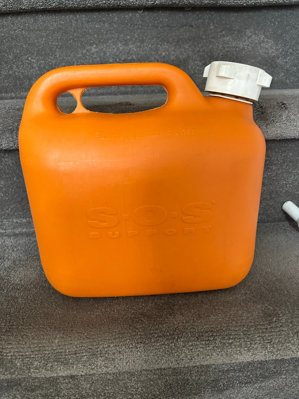 SOS jerrycan 5 liter - Oranje brandstof jerrycan, Ophalen