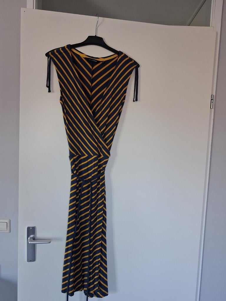 Anytime gestreepte jurk maat 38, Kleding | Dames, Jurken, Maat 38/40 (M), Blauw, Anytime, Ophalen of Verzenden