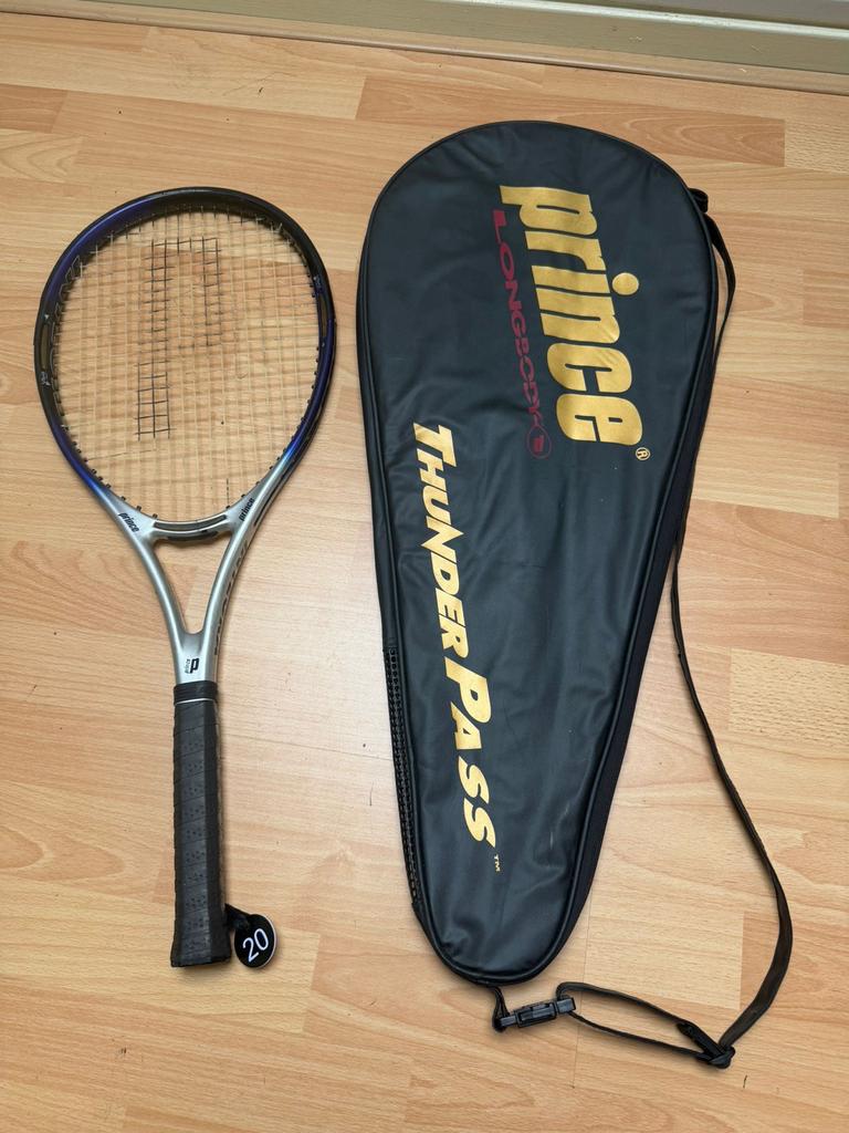 Prince Thunder Pass Tennisracket L1 320 gram, Sport en Fitness, Tennis, Gebruikt, L1, Prince, Ophalen of Verzenden