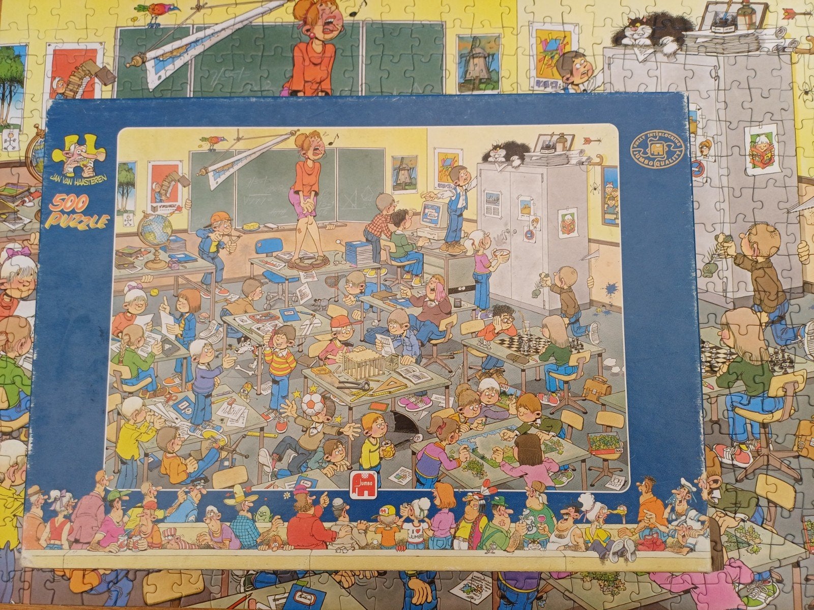 Puzzel 500 stukjes Jan van Haasteren Vang die muis, Hobby en Vrije tijd, Denksport en Puzzels, Ophalen of Verzenden, 500 t/m 1500 stukjes