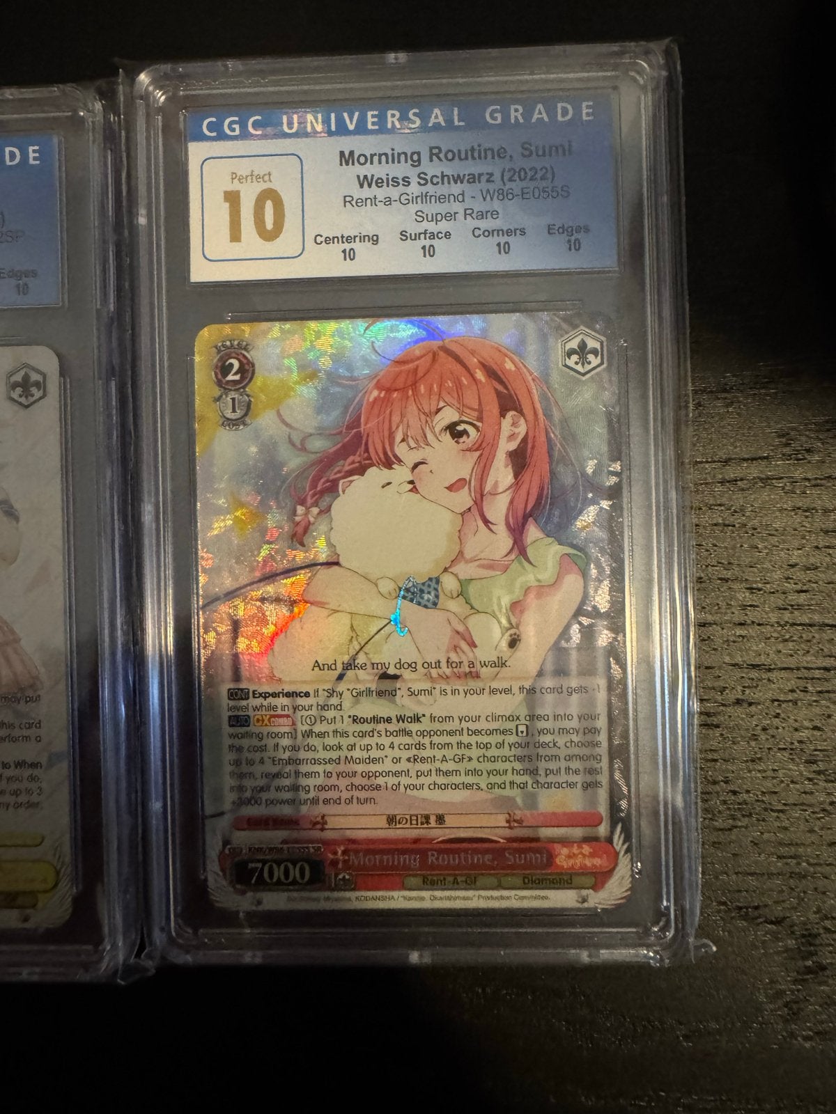 Weiss Schwarz Morning Routine Sumi CGC 10 Perfect, Ophalen of Verzenden, Nieuw, Losse kaart