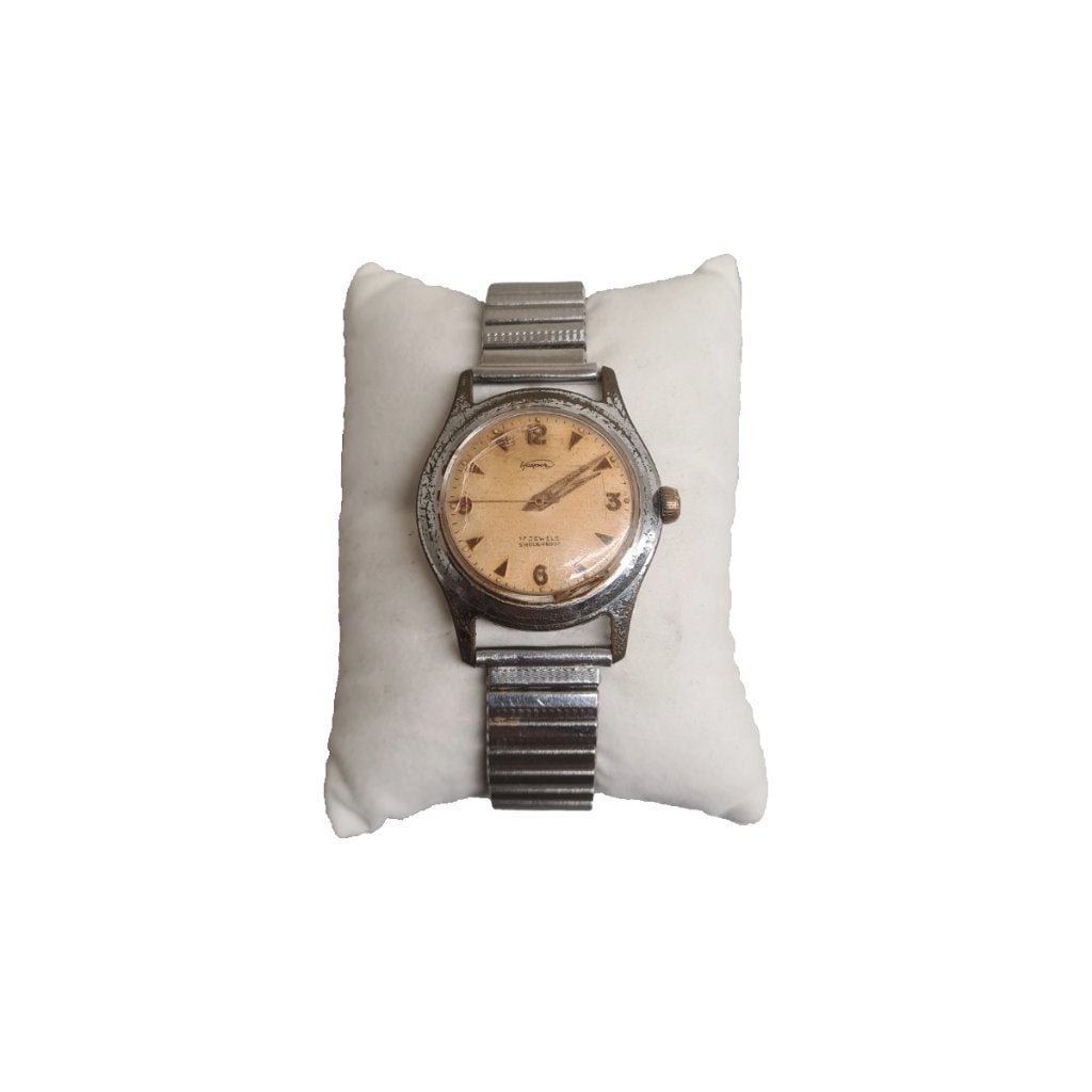 Vintage Duits Kasper heren horloge, Ophalen of Verzenden