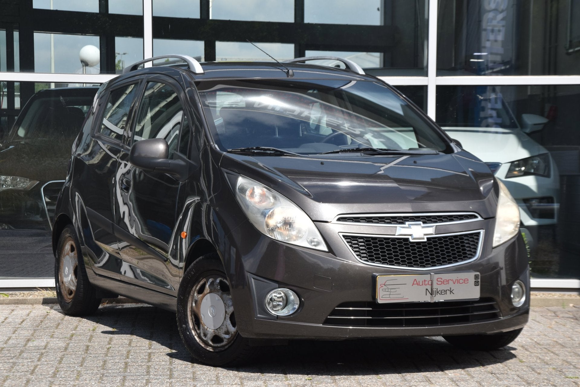 Chevrolet Spark 1.0 16V LS Bi-Fuel Airco Elek. Ramen 5drs. C, Auto's, Chevrolet, Voorwielaandrijving, Euro 5, Stof, Zwart