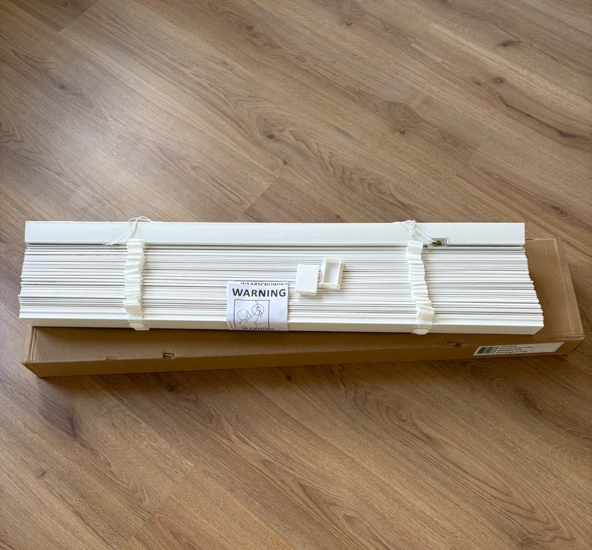 2x Witte jaloezieën raambekleding 90x175cm, Ophalen, Zo goed als nieuw, Rood