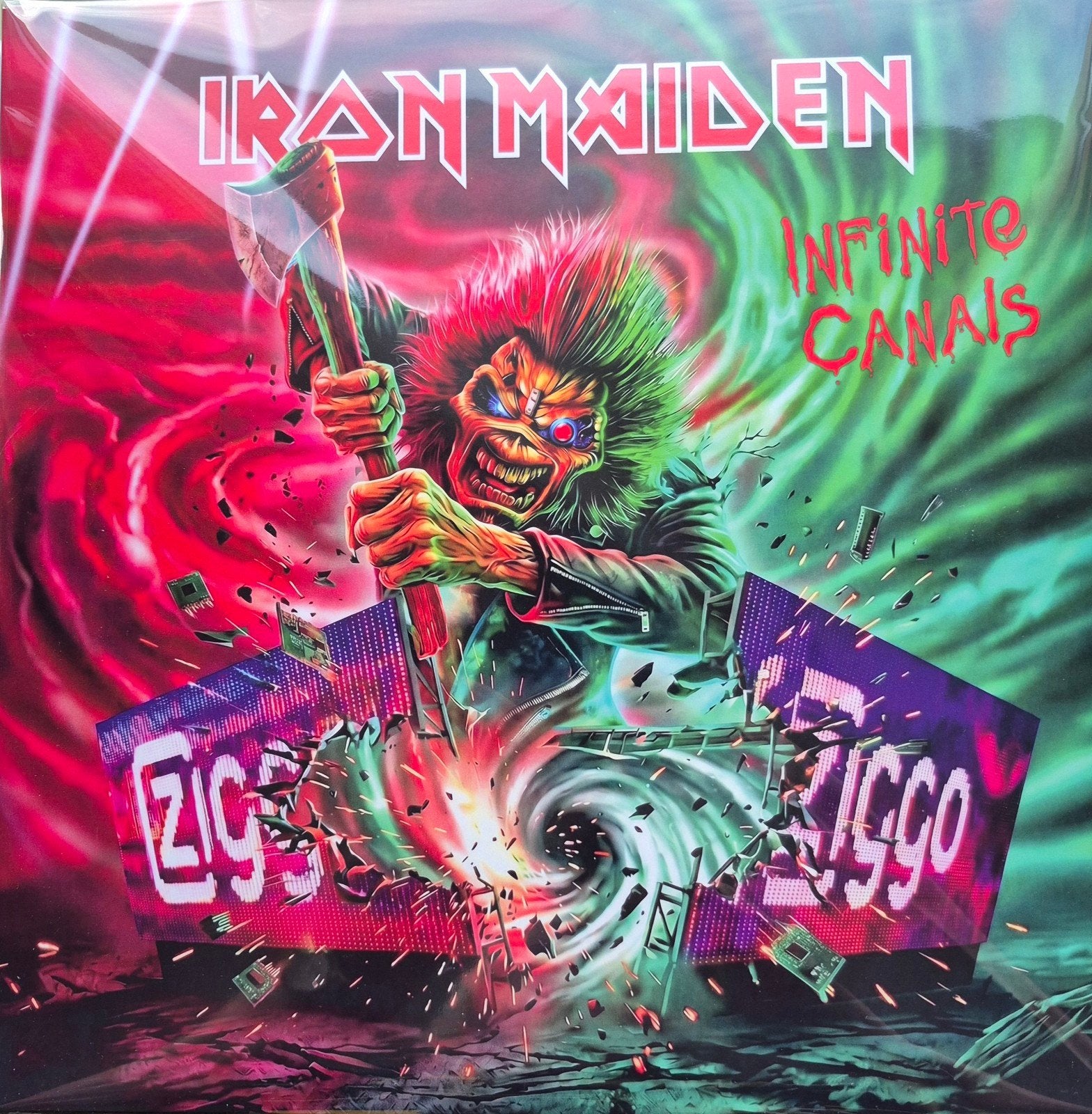 Iron Maiden - Infinite canals Ziggo Amsterdam 2026 3lp color, Boxset, Heavy metal, Ophalen of Verzenden, Geseald